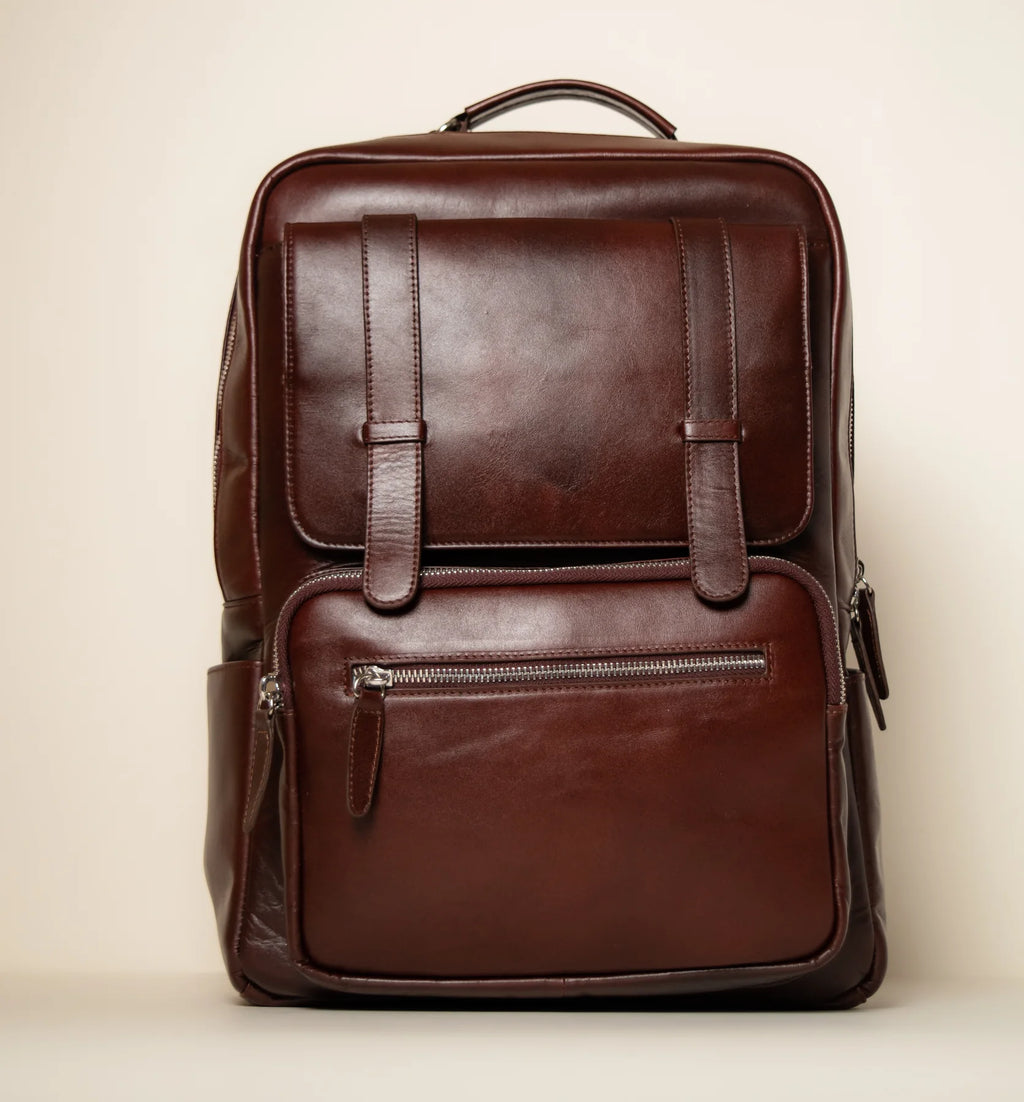 Ridgeback Leather Pack - Mahogany