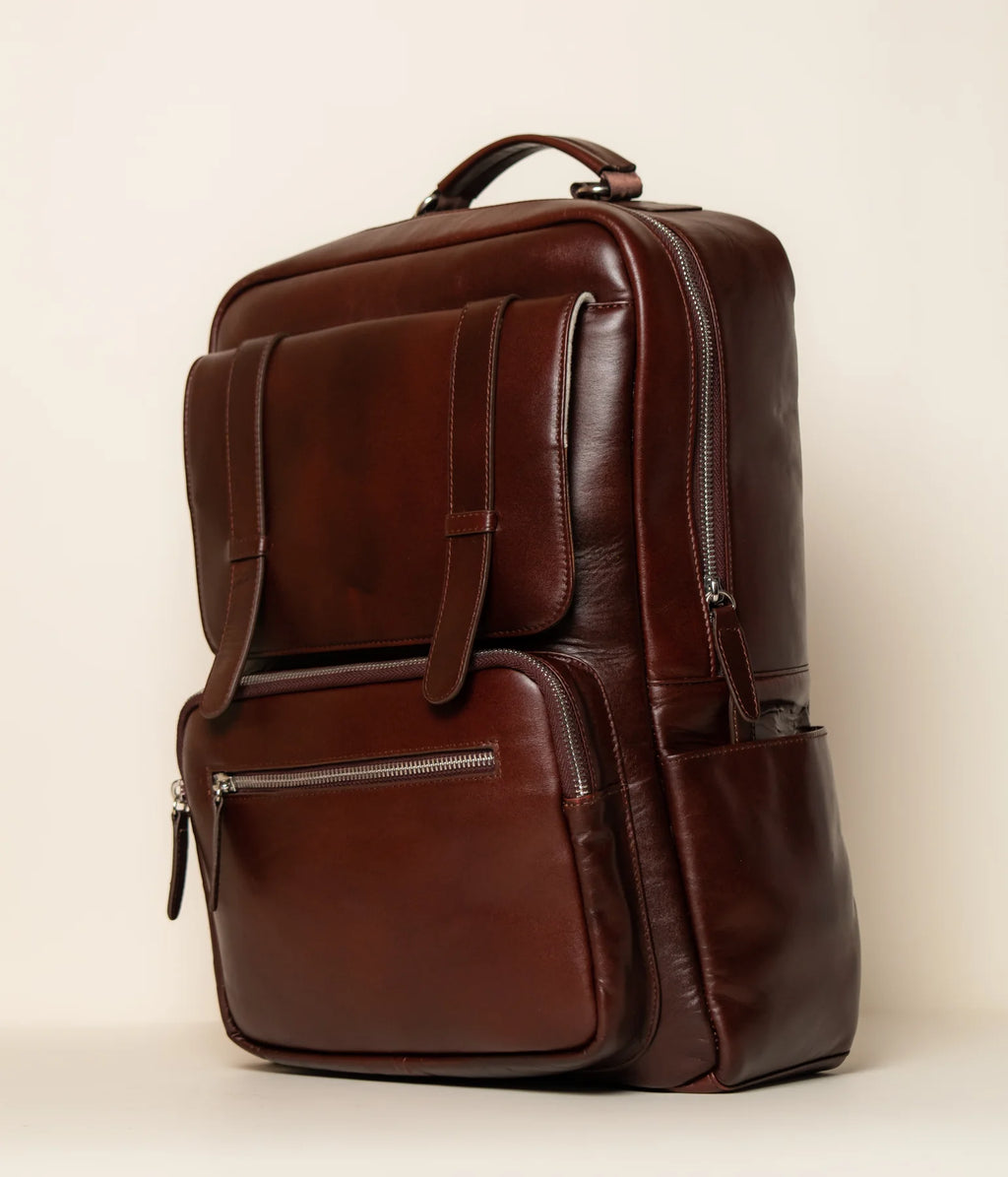Ridgeback Leather Pack - Mahogany