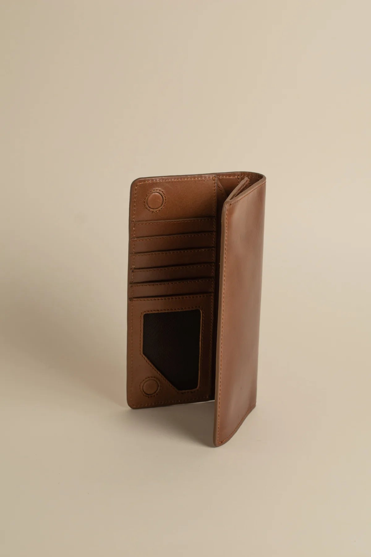Foreman Long Wallet - Burnished Tan