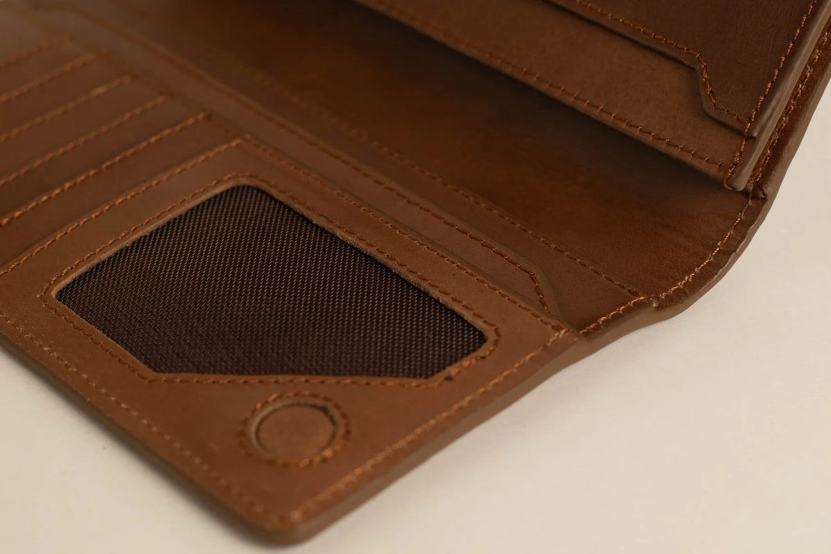 Foreman Long Wallet - Burnished Tan