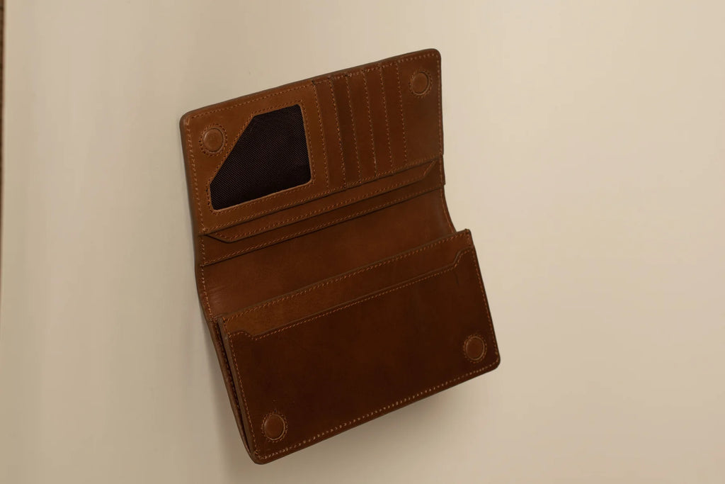 Foreman Long Wallet - Burnished Tan