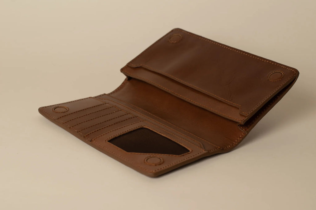 Foreman Long Wallet - Burnished Tan