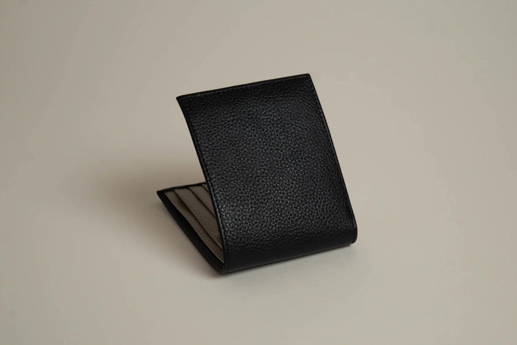 Stockman Leather Wallet - Grey