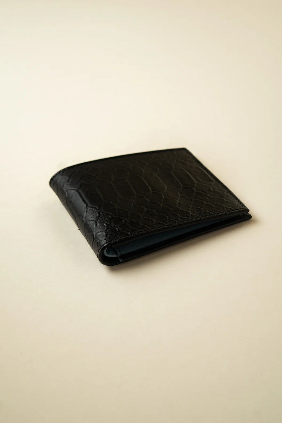 Stockman Leather Wallet - Light Blue