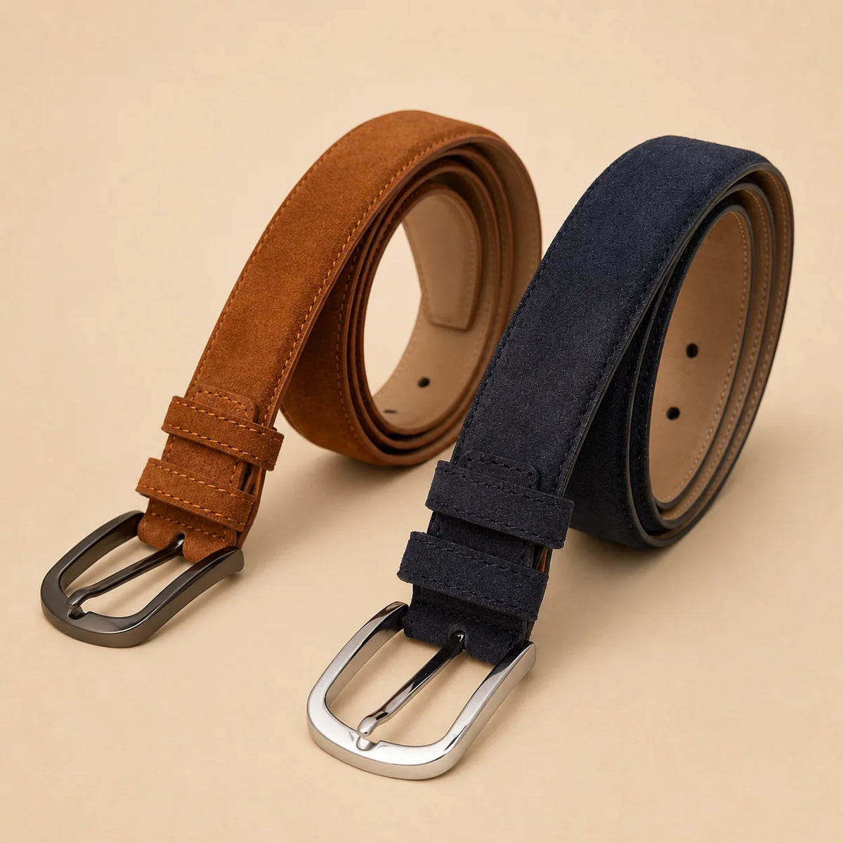 Cinch Suede Belt - Midnight