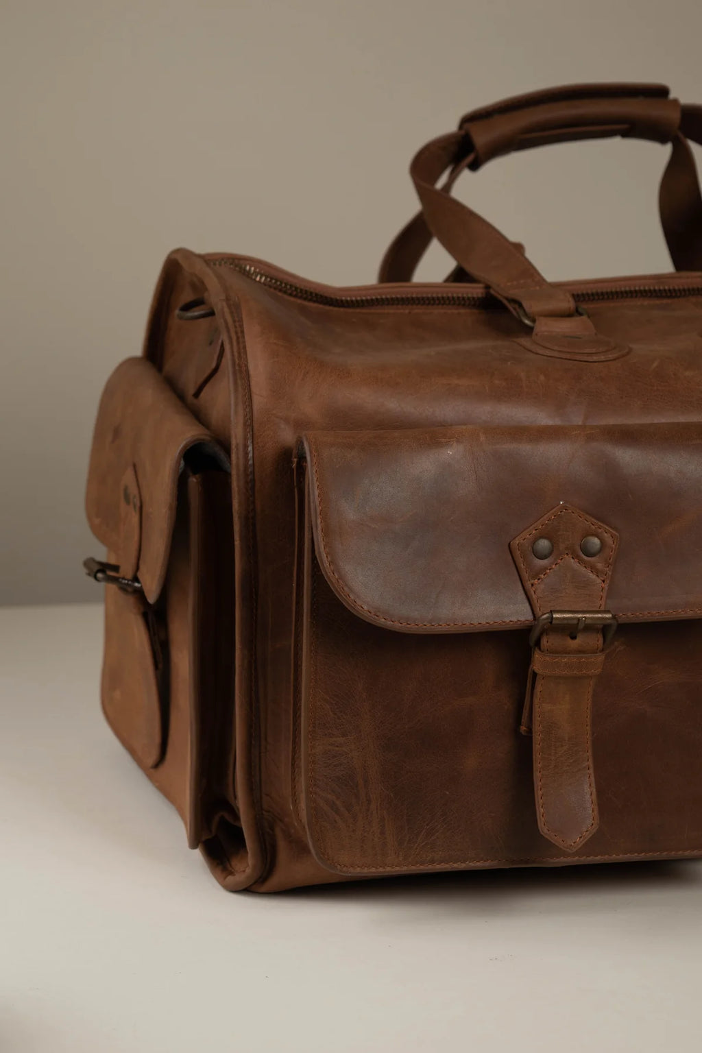 Prairie Leather Overnight Bag