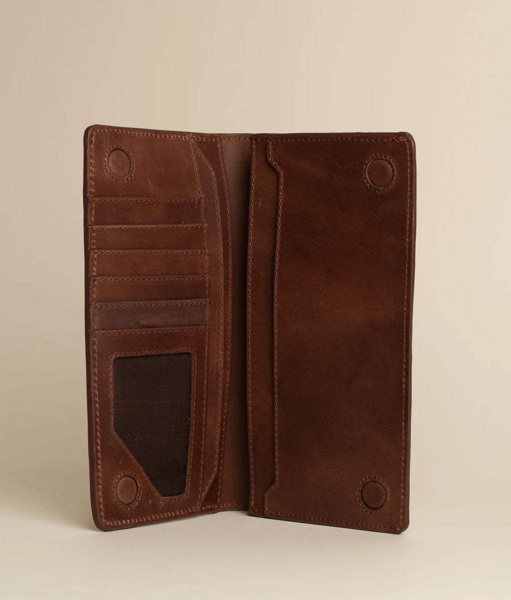 Foreman Long Wallet - Burnished Tan