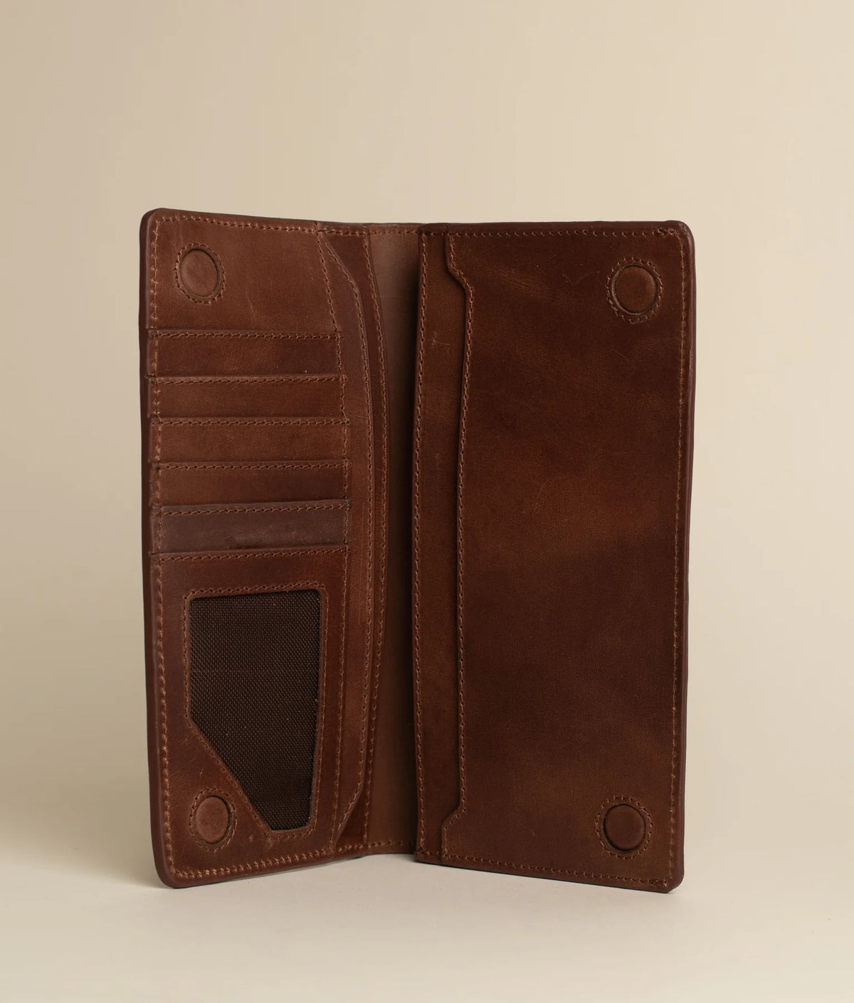 Foreman Long Wallet - Burnished Tan
