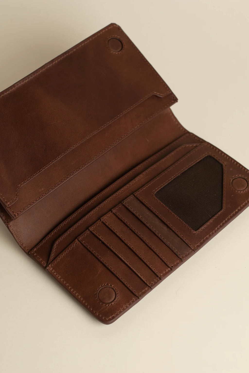 Foreman Long Wallet - Burnished Tan
