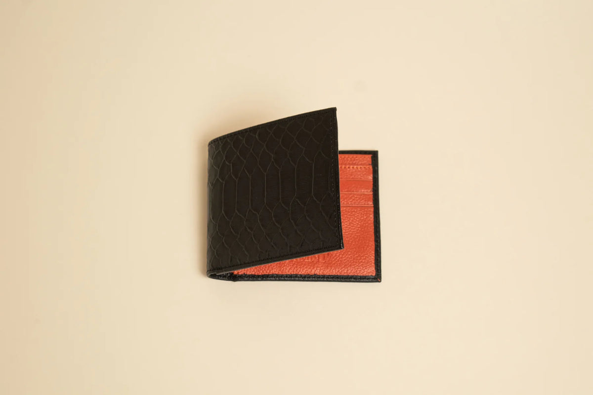Stockman Leather Wallet - Red