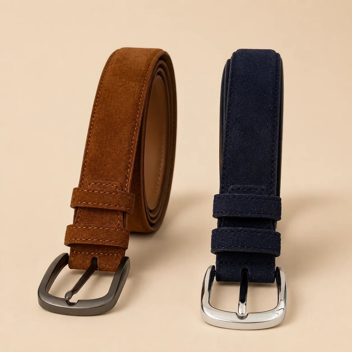 Cinch Suede Belt - Midnight