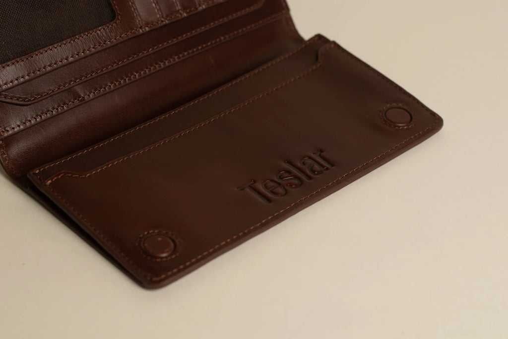 Foreman Long Wallet - Mahogany