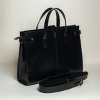 Wrangler Leather Tote - Noir
