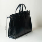 Wrangler Leather Tote - Noir