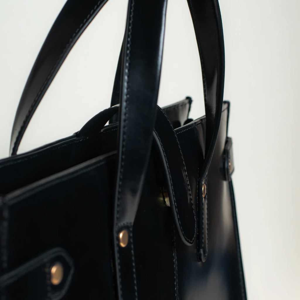 Wrangler Leather Tote - Noir