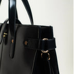 Wrangler Leather Tote - Noir