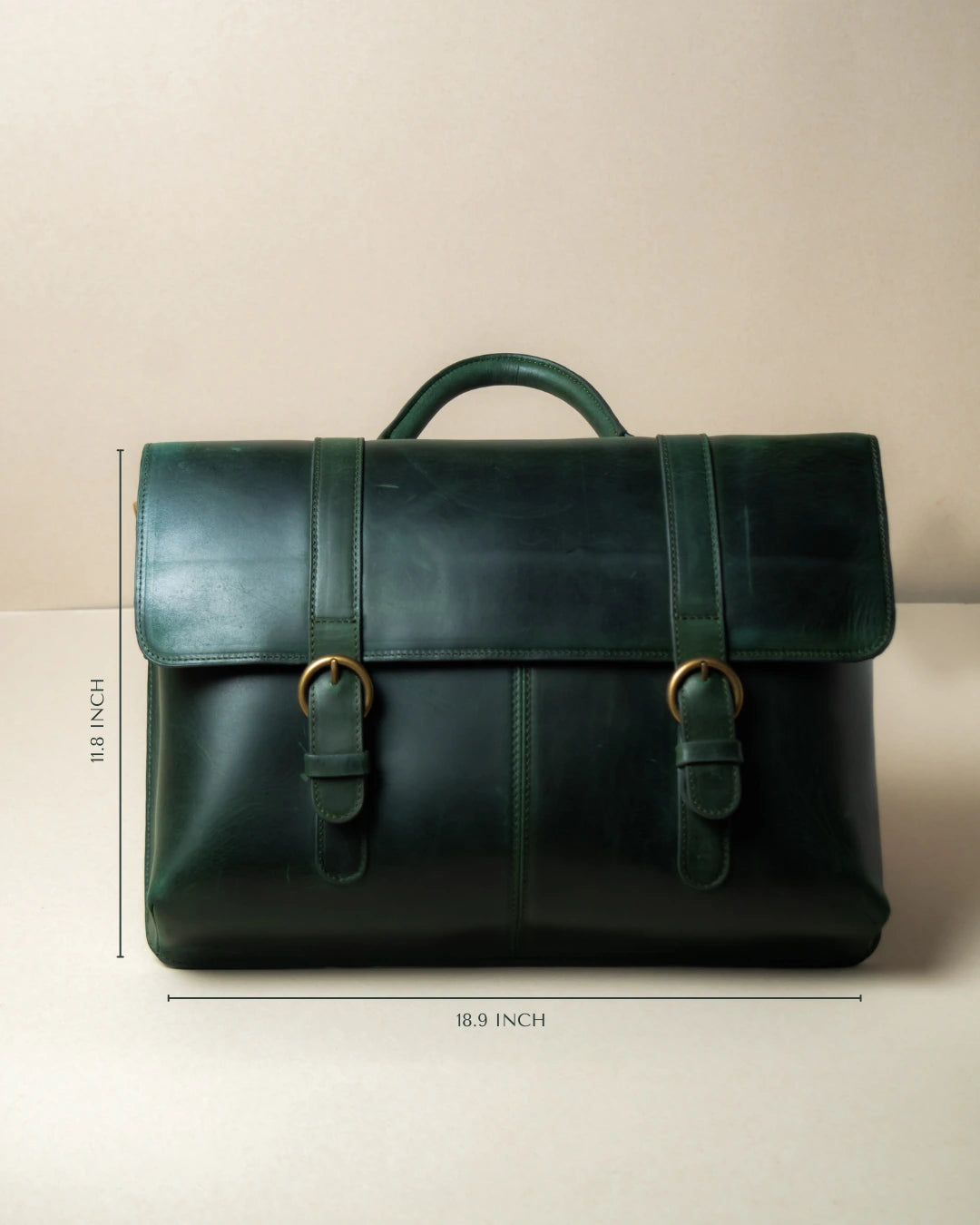 Dispatch Leather Satchel - Jade
