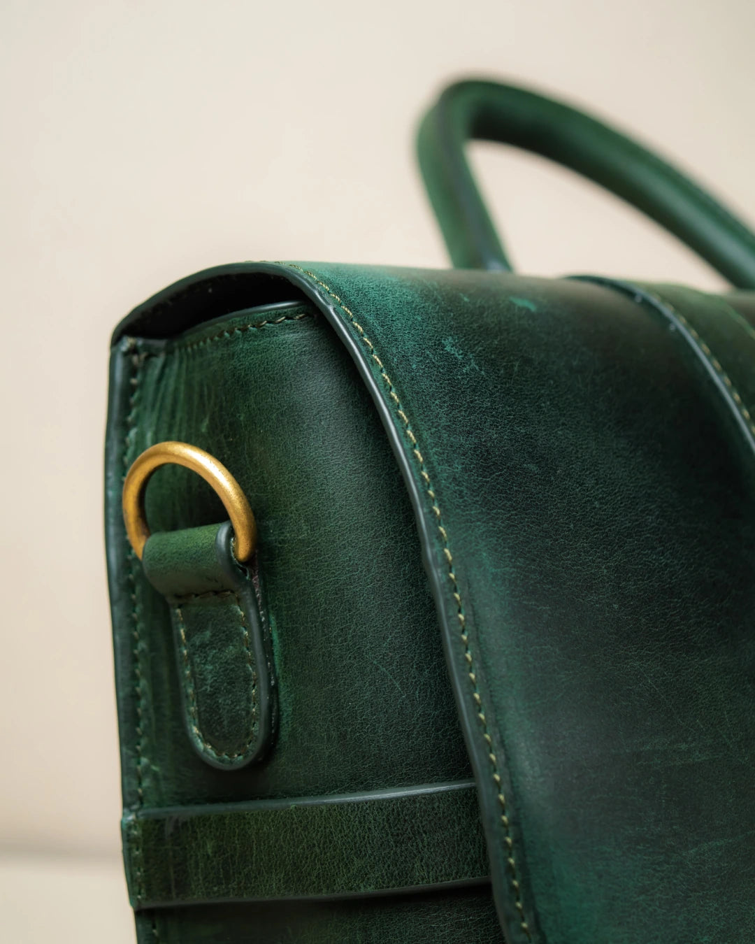 Dispatch Leather Satchel - Jade