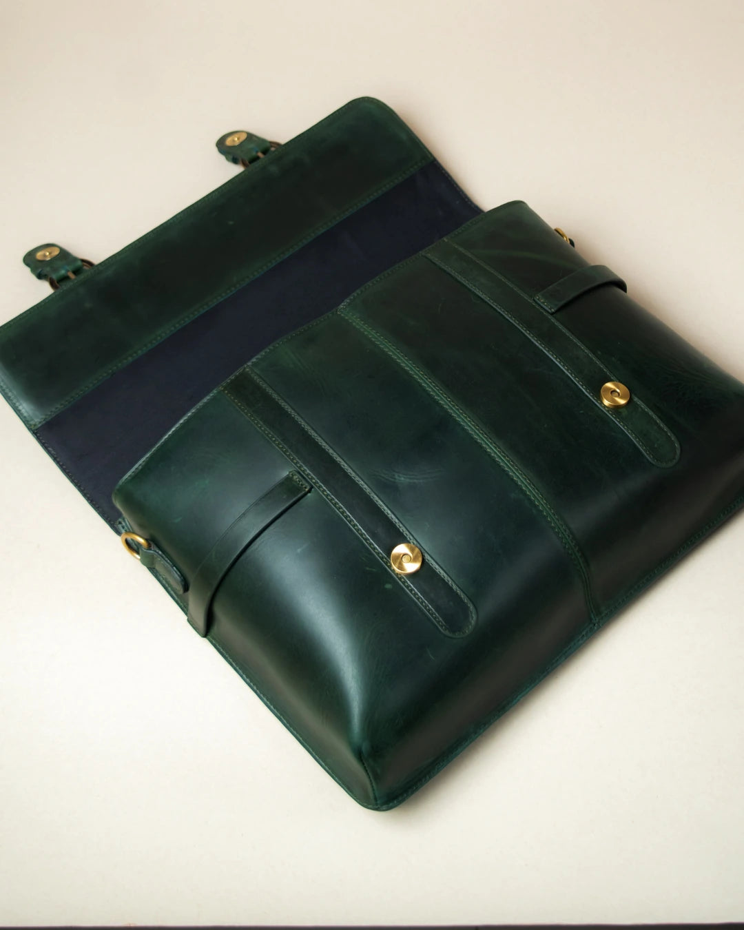 Dispatch Leather Satchel - Jade