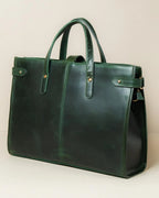 Wrangler Leather Tote - Jade