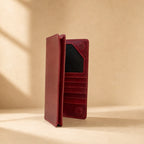 Foreman Long Wallet - Crimson