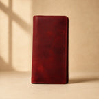 Foreman Long Wallet - Crimson